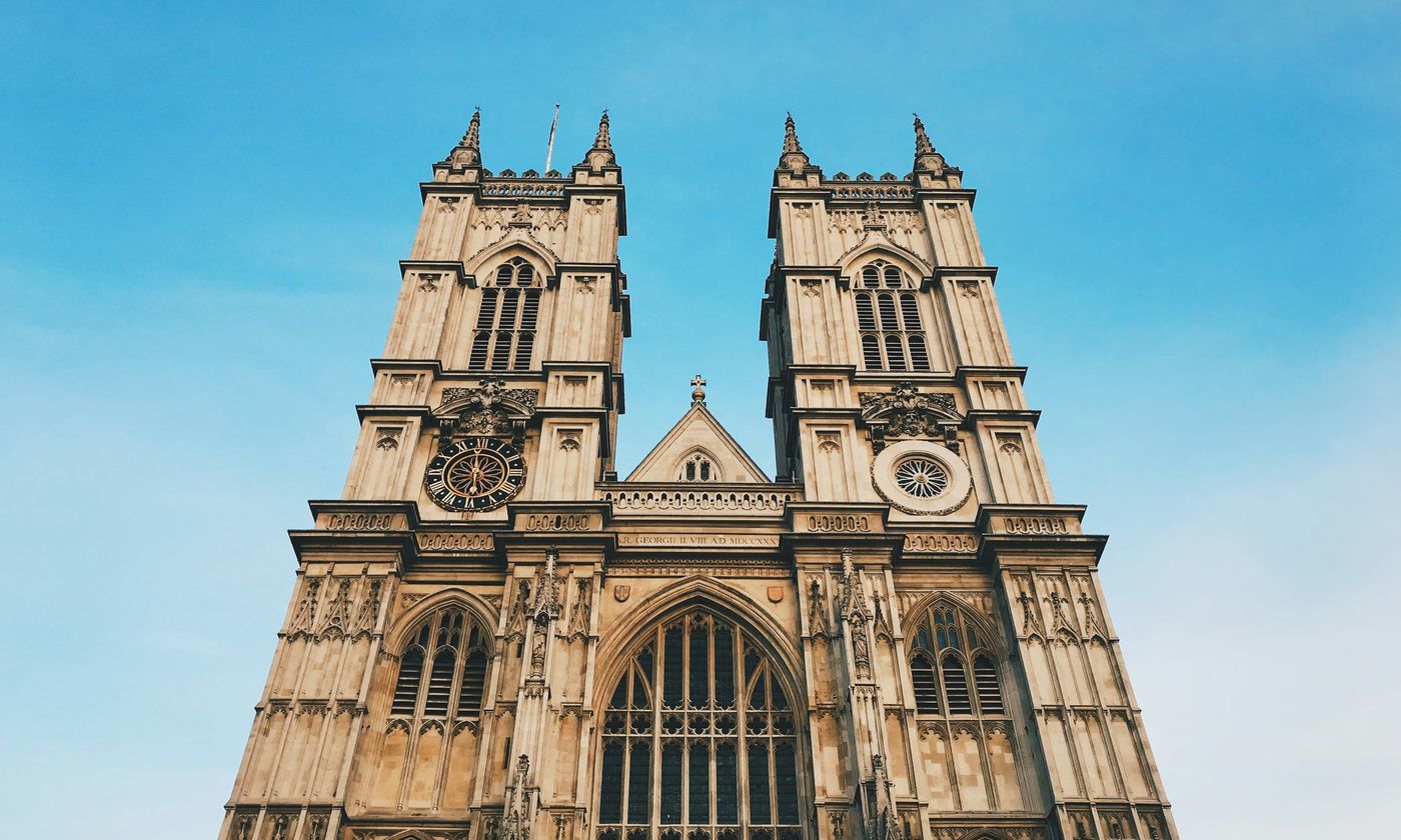 Westminster Abbey, Westfassade mit den beiden Türmen